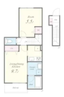ワイズコート(下京区)【2階】の間取り