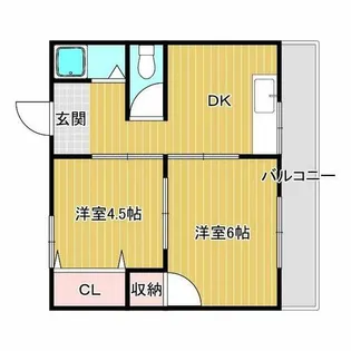 大池玉木ビル【2階】の間取り