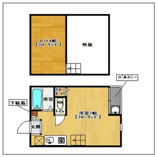 トライスター【102号室】の間取り