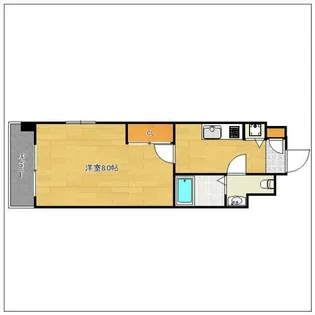 プレスタイル博多NORTH【9階】の間取り