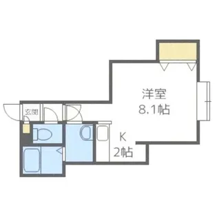 北海道札幌市手稲区富丘二条7丁目【アパート】の間取り