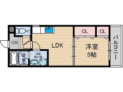 フジパレスヒルズビレッジ上穂積【202号室】の間取り