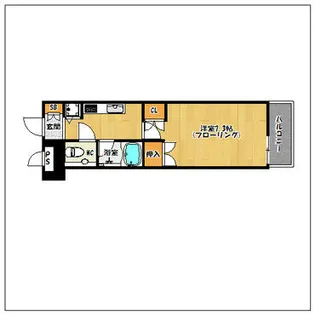 コンフォール高宮東【306号室】の間取り