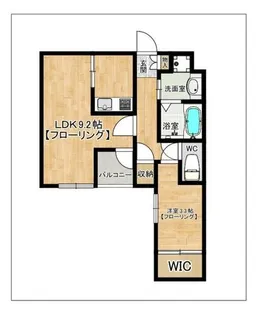 アイディール博多【2階】の間取り
