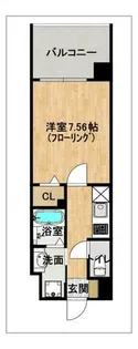 サヴォイ ラ・シャンス【703号室】の間取り