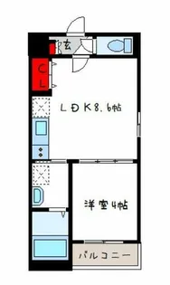 1er Camellia【3階】の間取り