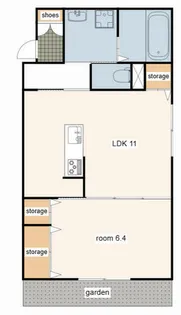 コンフォート玉地Ⅰ【103号室】の間取り