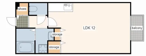 親和ハイツ南【201号室】の間取り
