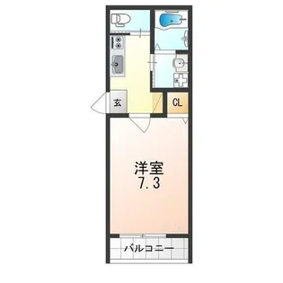 エスクード凪【1階】の間取り