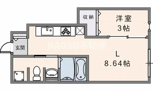 EVERGREEN【5E号室】の間取り
