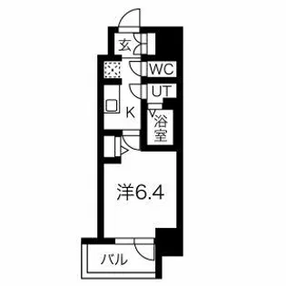 メイクス熱田神宮【7階】の間取り