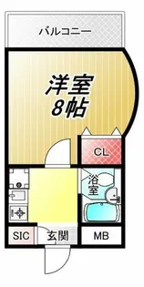 メルベーユ友井【3階】の間取り