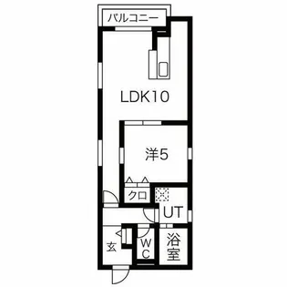 カームタイム吹上【301号室】の間取り