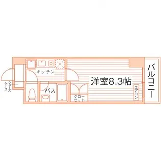 コンフォート太陽【9階】の間取り