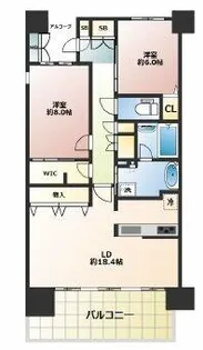 ジオ新町【20階】の間取り