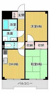 メゾンマリーネ【304号室】の間取り