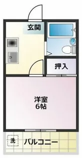 ユトリロ草間【3C号室】の間取り