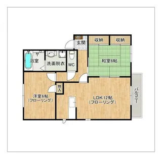 フレグランスM【102号室】の間取り