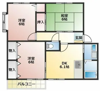 グランデージTaka【2階】の間取り