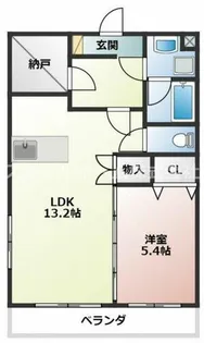 エスポワール・Ⅱ【103号室】の間取り