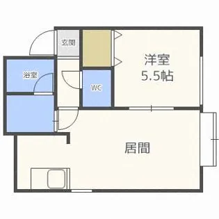 北海道札幌市東区北三十一条東10丁目【アパート】の間取り
