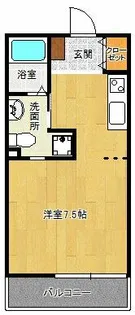アンソレイユ【303号室】の間取り