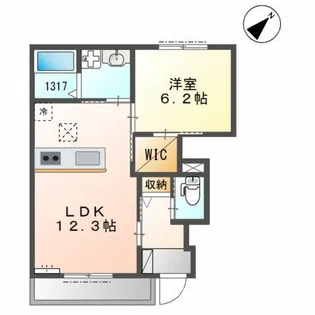グレーシア【101号室】の間取り