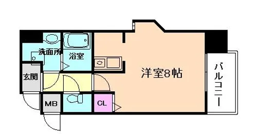 ONLY ONE小花Ⅱ【3階】の間取り