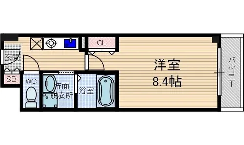 シャンピアコート茨木【817号室】の間取り