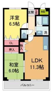 エトールN【502号室】の間取り