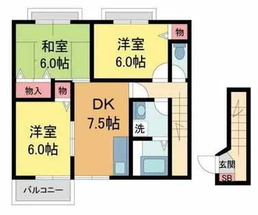 ルミエール【2階】の間取り
