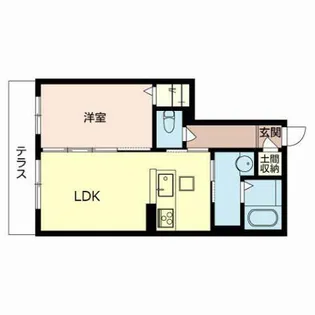 メゾンエイト【1階】の間取り
