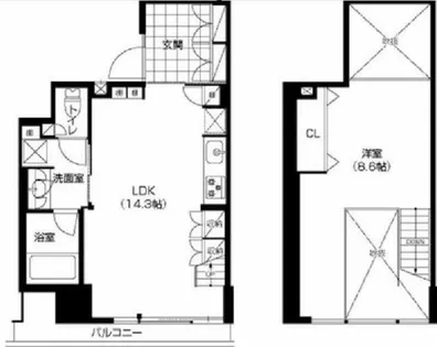 アーバネックス淀屋橋【9階】の間取り