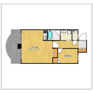 ライオンズマンションマキシム平尾【209号室】の間取り