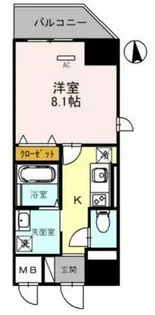 GranPino内淡路【9階】の間取り