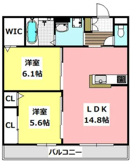 エクセル総持寺【1階】の間取り