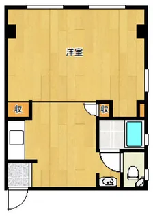 大門ビル【602号室】の間取り