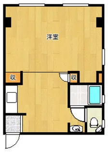 大門ビル【6階】の間取り