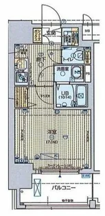 フォーリアライズ阿波座ウエスト【6階】の間取り