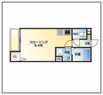 destino東町Ⅱ【2階】の間取り