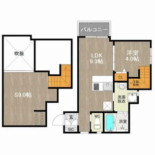 DreamStage博多南Eira【203号室】の間取り