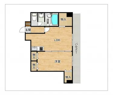 メゾンドール・ナカノ【601号室】の間取り