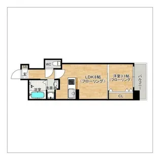 RESIDENCE東公園【1203号室】の間取り