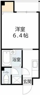 FEEL UMEDA【2階】の間取り