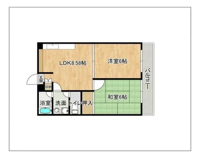 ヌーヴェル大手門【701号室】の間取り