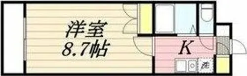 セラピー梅光園【4階】の間取り