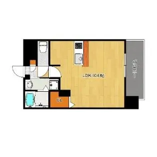 LIBTH姪浜【702号室】の間取り