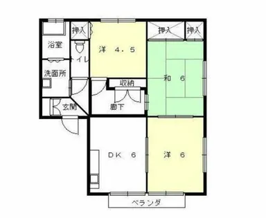ディアス夢前【1階】の間取り