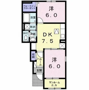 ブリッサ・マイリⅠ【1階】の間取り