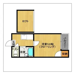 ドゥミール博多駅東【2階】の間取り